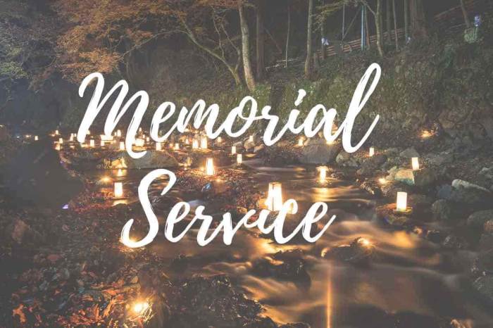Memorial services